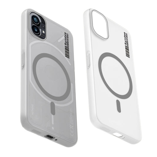 Frosted Sleek Matte Wireless Charging Support Back Cover Case for Nothing Phone 1 With Raised Camera Protection