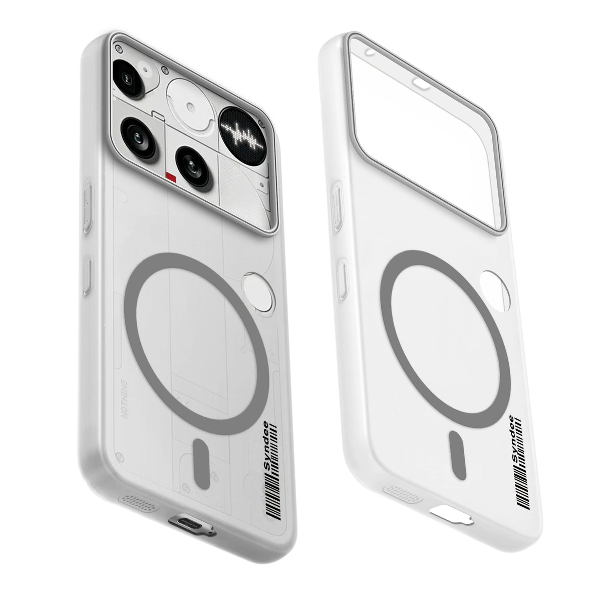 Frosted Sleek Matte Wireless Charging Support Back Cover Case for Nothing Phone 3 5G With Raised Camera Protection