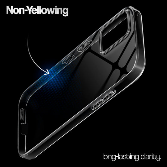 Crystal Clear Anti-Yellow Transparent Back Cover Case With Camera Ring Protection for Nothing Phone 2