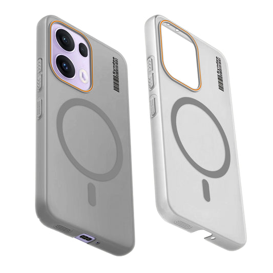 Colourful Frosted Matte Wireless Charging Support Back Cover Case for Oppo Reno 13 Pro 5G With Raised Camera Protection