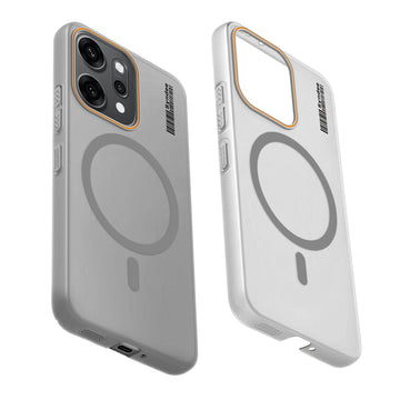 Colourful Frosted Matte Wireless Charging Support Back Cover Case for Oppo Reno 14 Pro 5G With Raised Camera Protection