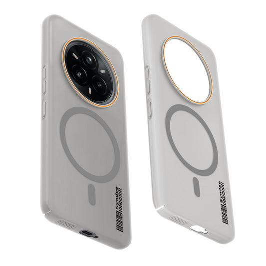 Colourful Frosted Matte With Raised Camera Protection Back Cover Case For Realme 14 Pro 5G