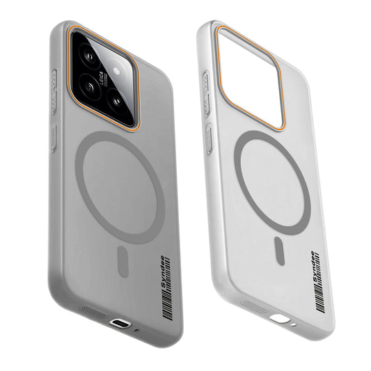 Colourful Frosted Matte Wireless Charging Support Back Cover Case for Xiaomi 14 5G With Raised Camera Protection