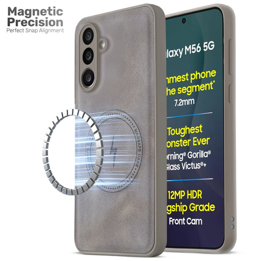Refined PU Leather Case for Samsung M56 5G