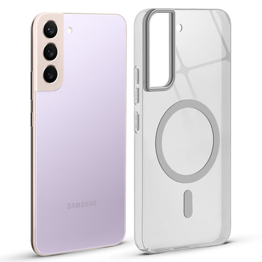 Anti-Yellow Scratch Resistant Case Support Wireless Charging Back Cover For Samsung S22 Plus 5G