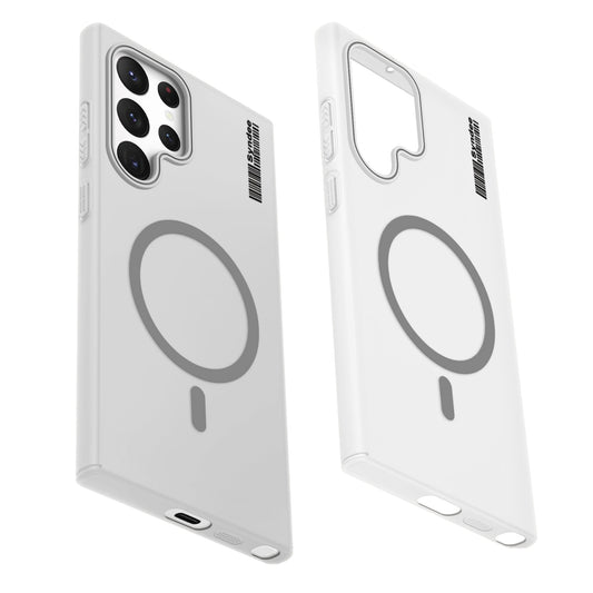 Frosted Sleek Matte Wireless Charging Support Back Cover Case For Samsung S22 Ultra 5G With Raised Camera Protection