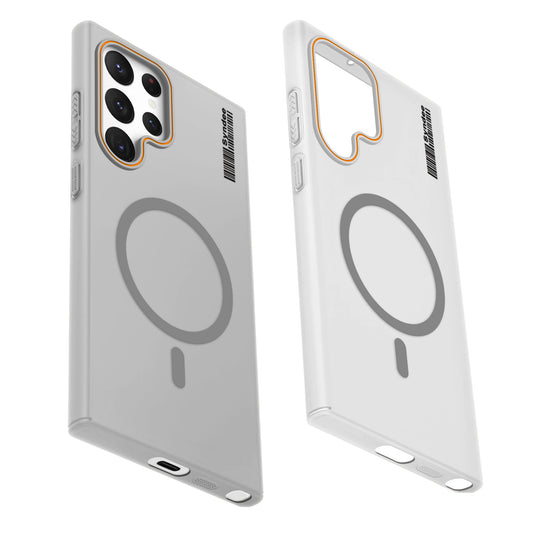 Colourful Frosted Matte Wireless Charging Support Back Cover Case for Samsung S22 Ultra 5G With Raised Camera Protection