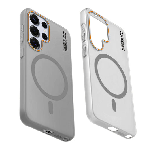 Colourful Frosted Matte Wireless Charging Support Back Cover Case for Samsung S25 Ultra 5G With Raised Camera Protection