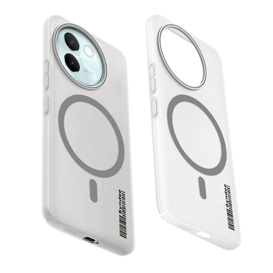 Colourful Frosted Matte With Raised Camera Protection Back Cover Case For Vivo V30e 5G