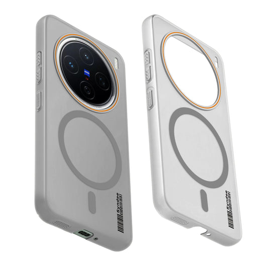 Colourful Frosted Matte Wireless Charging Support Back Cover Case for Vivo X200 5G With Raised Camera Protection