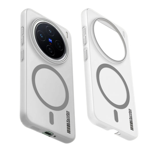 Frosted Sleek Matte Wireless Charging Support Back Cover Case for Vivo X200 5G With Raised Camera Protection