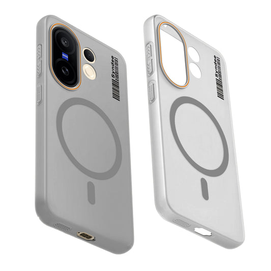 Colourful Frosted Matte Wireless Charging Support Back Cover Case for Vivo X200 FE 5G With Raised Camera Protection