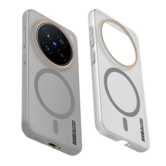 Colourful Frosted Matte Wireless Charging Support Back Cover Case for Vivo X200 Pro 5G With Raised Camera Protection