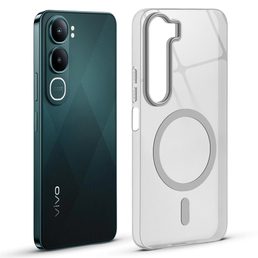 Anti-Yellow Scratch Resistant Case Support Magnetic Accessories Back Cover For Vivo Y31 5G