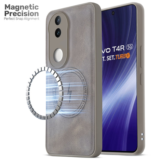 Refined PU Leather Case for Vivo T4R 5G