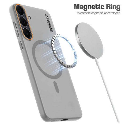 Colourful Frosted Matte Wireless Charging Support Back Cover Case for Samsung S25 FE 5G With Raised Camera Protection