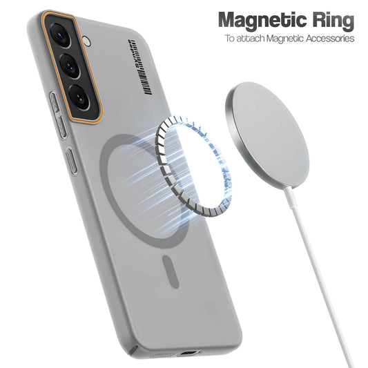 Colourful Frosted Matte Wireless Charging Support Back Cover Case for Samsung S22 5G With Raised Camera Protection