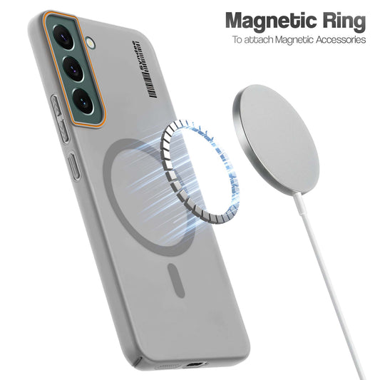 Colourful Frosted Matte Wireless Charging Support Back Cover Case for Samsung S22 Plus 5G With Raised Camera Protection