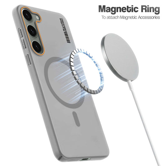 Colourful Frosted Matte Wireless Charging Support Back Cover Case for Samsung S23 5G With Raised Camera Protection