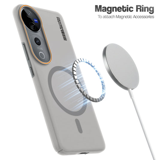 Colourful Frosted Matte With Raised Camera Protection Back Cover Case For Vivo V40 5G