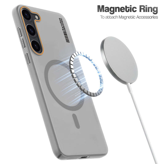 Colourful Frosted Matte Wireless Charging Support Back Cover Case for Samsung S23 Plus 5G With Raised Camera Protection