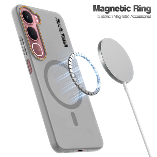 Colourful Frosted Matte With Raised Camera Protection Back Cover Case For Vivo Y31 5G