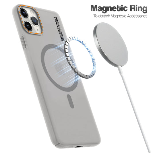 Colourful Frosted Matte Wireless Charging Support Back Cover Case for Apple iPhone 11 Pro Max With Raised Camera Protection