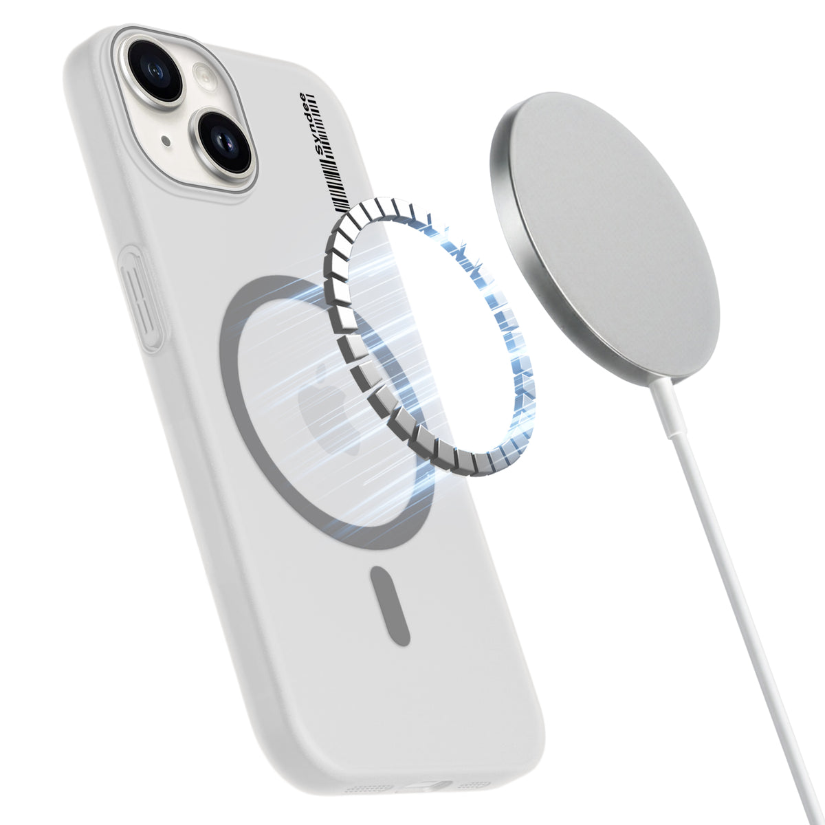 Frosted Sleek Matte Wireless Charging Support Back Cover Case For Apple iPhone 14 Plus With Raised Camera Protection