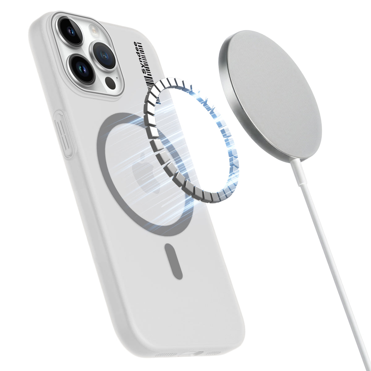Frosted Sleek Matte Wireless Charging Support Back Cover Case For Apple iPhone 14 Pro Max With Raised Camera Protection