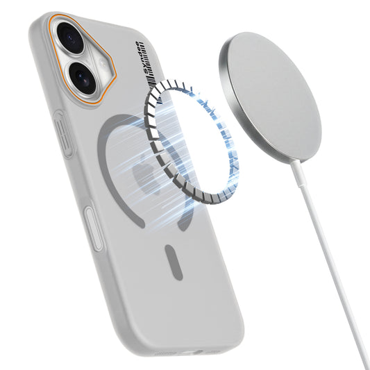 Colourful Frosted Matte Wireless Charging Support Back Cover Case for Apple iPhone 17 With Raised Camera Protection