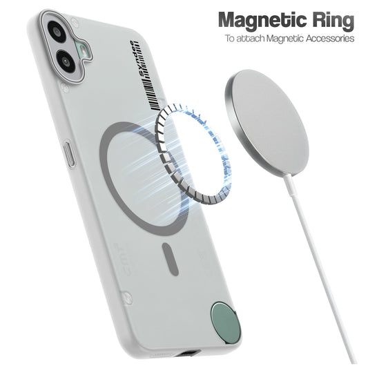 Frosted Sleek Matte With Raised Camera Protection Back Cover Case For CMF By Nothing Phone 1