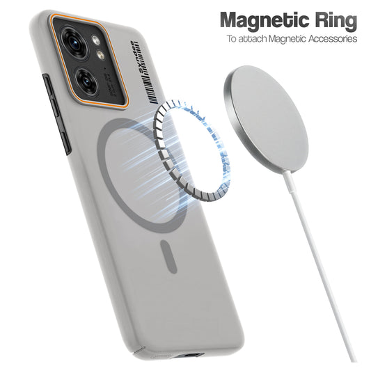Colorful Frosted Matte Wireless Charging Support For Motorola Moto Edge 40 5G