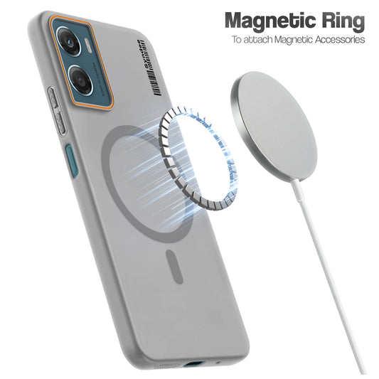 Colourful Frosted Matte With Raised Camera Protection Back Cover Case For Motorola G06 Power 5G