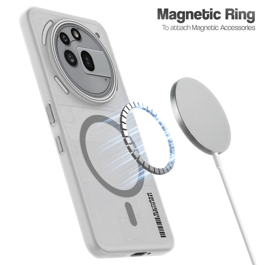 Frosted Sleek Matte With Raised Camera Protection Back Cover Case For Nothing Phone 3A Pro 5G