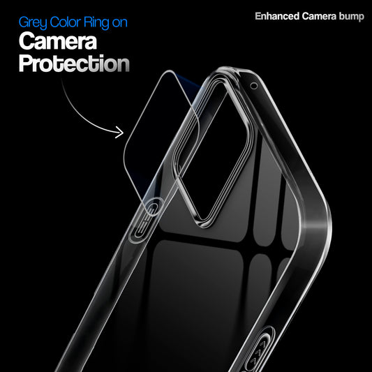 Crystal Clear Anti-Yellow Transparent Back Cover Case With Camera Ring Protection for Nothing Phone 2