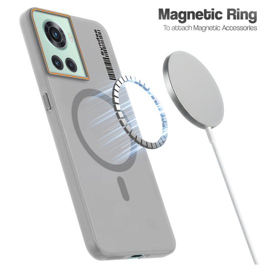 Colourful Frosted Matte With Raised Camera Protection Back Cover Case For OnePlus 10R 5G