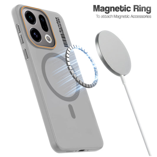 Colourful Frosted Matte Wireless Charging Support Back Cover Case for Oppo Find X9 5G With Raised Camera Protection