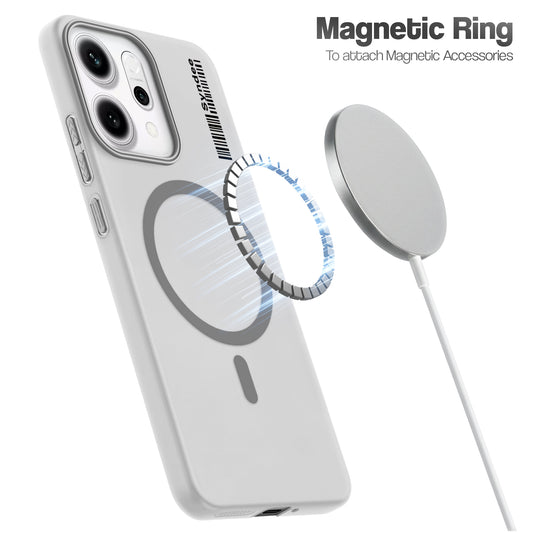 Frosted Sleek Matte Wireless Charging Support Back Cover Case for Oppo Reno 14 Pro 5G With Raised Camera Protection