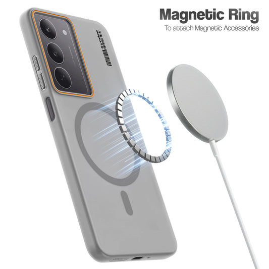 Colourful Frosted Matte With Raised Camera Protection Back Cover Case For Realme 14x 5G