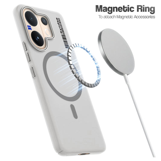 Frosted Sleek Matte With Raised Camera Protection Back Cover Case For Vivo V60 5G