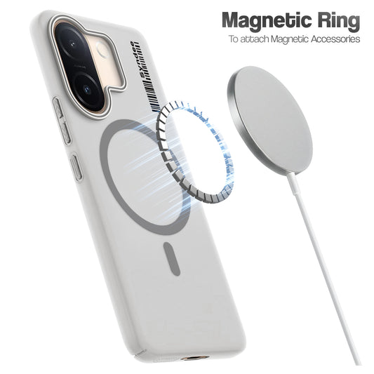 Frosted Sleek Matte With Raised Camera Protection Back Cover Case For Vivo V60e 5G