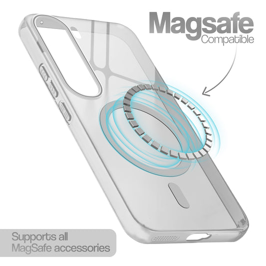 Anti-Yellow Scratch Resistant Case Support Magnetic Accessories Back Cover For Vivo Y300 5G