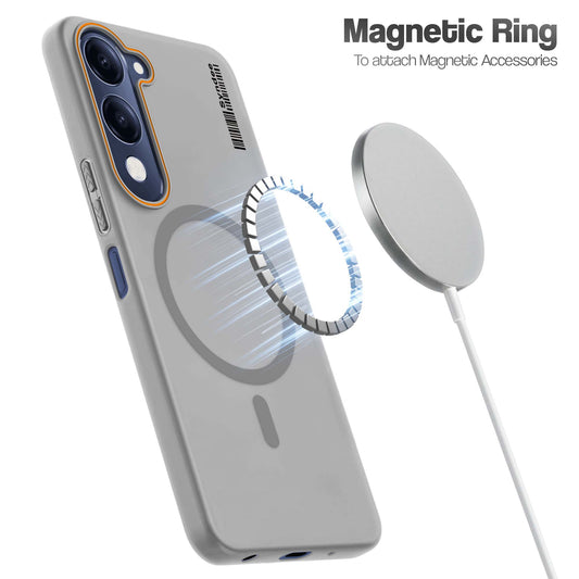 Colourful Frosted Matte With Raised Camera Protection Back Cover Case For Vivo T4 Lite 5G