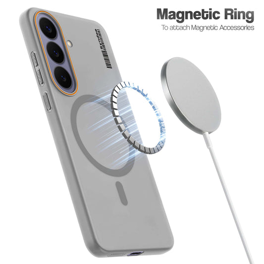 Colourful Frosted Matte Wireless Charging Support Back Cover Case for Samsung S26 5G With Raised Camera Protection
