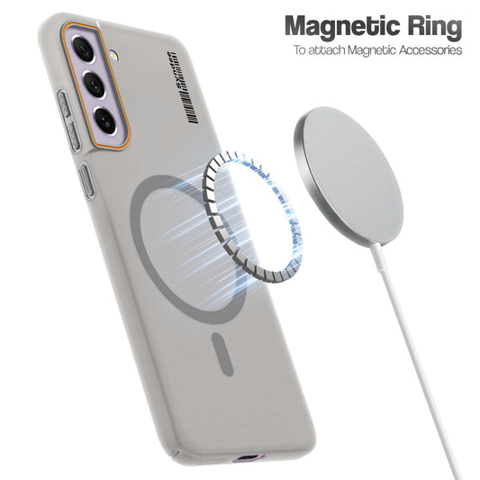Colourful Frosted Matte Wireless Charging Support Back Cover Case for Samsung S21 FE 5G With Raised Camera Protection