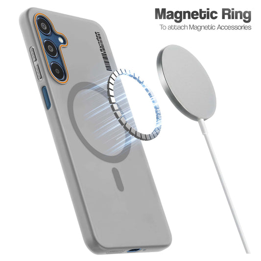 Colourful Frosted Matte With Raised Camera Protection Back Cover Case For Samsung M35 5G