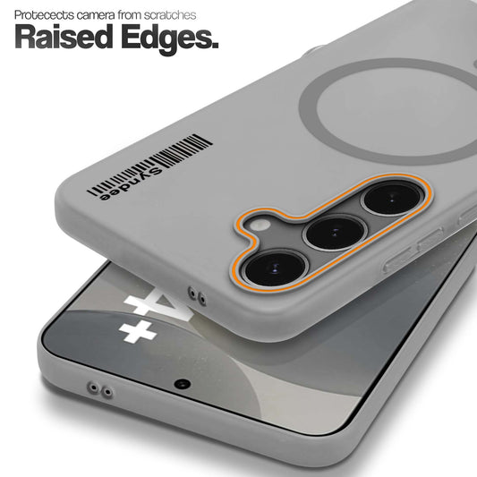 Colourful Frosted Matte Wireless Charging Support Back Cover Case for Samsung S24 Plus 5G With Raised Camera Protection