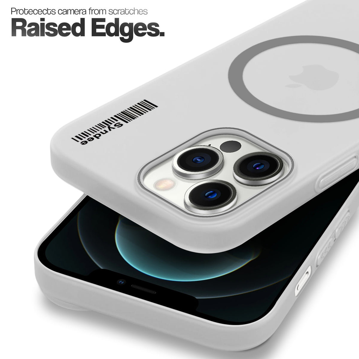 Frosted Sleek Matte Wireless Charging Support Back Cover Case For Apple iPhone 12 Pro Max With Raised Camera Protection