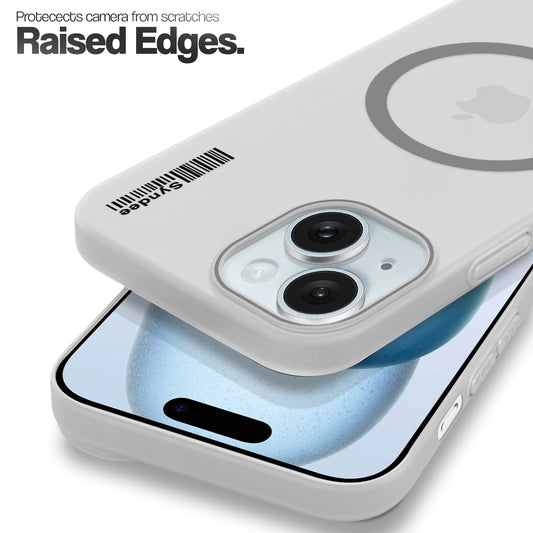 Frosted Sleek Matte Wireless Charging Support Back Cover Case For Apple iPhone 15 Plus With Raised Camera Protection