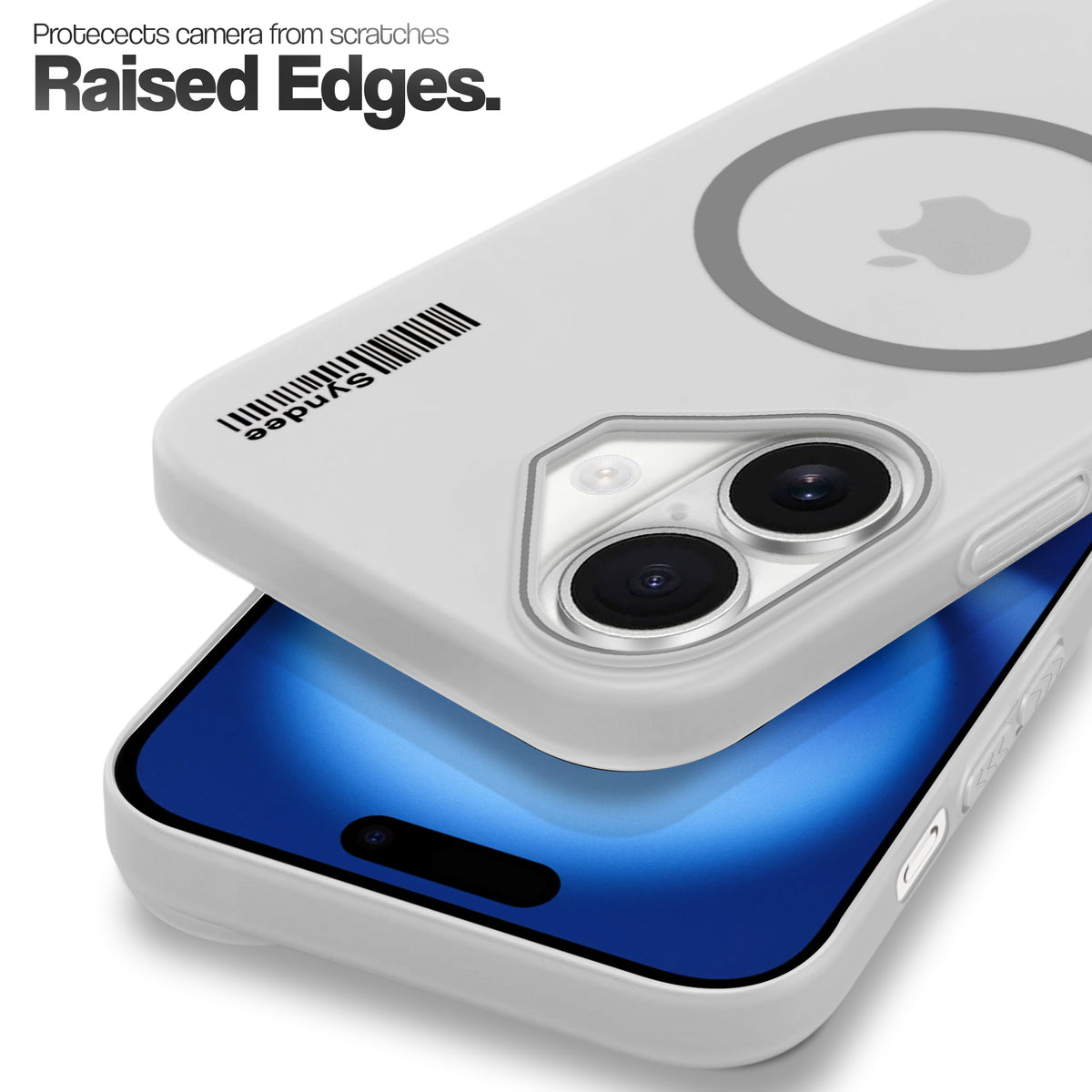 Frosted Sleek Matte Wireless Charging Support Back Cover Case For Apple iPhone 16 Plus With Raised Camera Protection